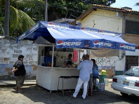 Puerto Vallarta Taco Lady 